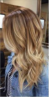 Balayage with brown to blonde style. Light Brown Base With Graduated Blonde Highlights Hair Styles Long Hair Styles Hair