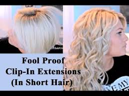 Clip in hair extensions are more popular than ever, the product's high demand has led to developments in natural looking extensions for all hair types. Easiest Way To Blend Extensions In Short Hair Youtube