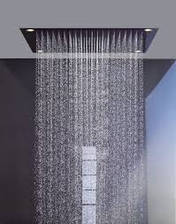Recessed Ceiling Shower Head Square With Built In Light Axor Shower Collection 10623800 Axor Ceiling Shower Head Shower Heads Master Suite Bathroom