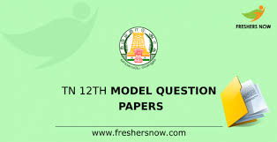 Tn 12th Model Question Paper Pdf Download 2 Regular Vocational