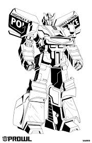 G1 optimus prime coloring page. G1 Prowl Transformers Coloring Pages Transformers Prowl Transformers