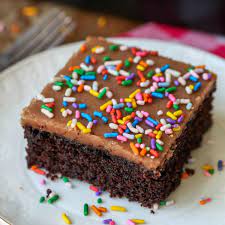 To find the area of a rectangle, simply multiply the length of the pan by its width. Family Favorite Chocolate Sheet Cake Video Lil Luna