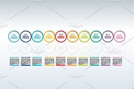 Timeline Chart Template Scheme By Kaskadesign