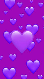 Wallpaper Emoji Roxo In 2020 Heart Wallpaper Wallpaper Iphone Wallpaper