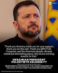 Ukrainian Pres. Zelenskyy posted a response
