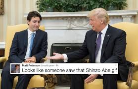 17 Hilarious Reactions To That Awkward Trump Trudeau Handshake Photo