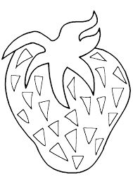 Coloriage Fleurs Fruits Et Legumes Fraise 01 10 Doigts
