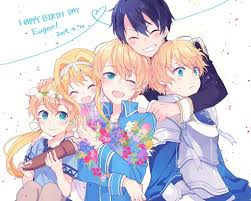 Happy Birthday Eugeo 10 04 Source Co2 0301 On Twitter Sword Art Sword Art Online Wallpaper Sword Art Online Kirito