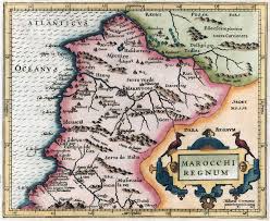 Reizen is vooral de zoektocht naar het verlangen, het… Marokko 1630 Mercator Oude Landkaarten En Plattegronden Oudelandkaarten Nl