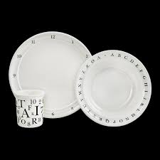 Black and white dinnerware sets by corelle. Babies Children S Tableware Set 3 Pcs Melamine