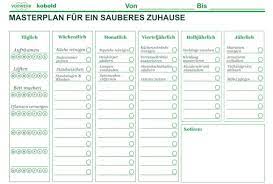 Schön, dass wir vertragsfreiheit in deutschland. Putzplan Vorlage Zum Ausdrucken Wochenplan Jahresplan Vorwerk Kobold