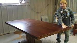 Refinishing the top of a mahogany dresser. Refinishing A Mahogany Dining Table At Timessless Arts Refinishing 616 453 8309 Youtube