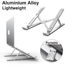 This awesome computer stand is a real small portable computer workstation. Portable Laptop Stand Aluminium Alloy Adjustable Height Laptop Computer Stands Ergonomic Foldable Desktop Holder Ventilated Ultra Thin Bracket For All Laptops Up To 15 6 Shopee Philippines