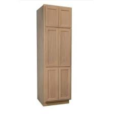 Full kitchen remodels or builds require more than just new cabinets. Unfinished Oak 24 Pantry Cabinet Sku 50089946 Home Outlet Pantry Cabinet Tall Kitchen Cabinets Unfinished Kitchen Cabinets