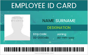 Using ms word for designing make no sense when it comes to curve those edges to look professional. 10 Best Ms Word Id Cards For Office Employees Word Excel Templates