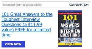 Sedang mencari ebook gratis, berikut adalah kumpulan situs download ebook gratis bentuk pdf terlengkap yang dapat anda kunjungi. Download Ebook 101 Jawaban Tepat Untuk Pertanyaan Tersulit Di Wawancara Kerja Winpoin