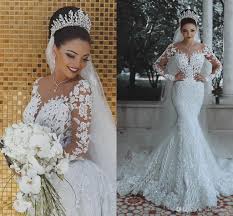 Long Sleeve Wedding Dresses 2018 Illusion Neckline Featuring Delicate Crystal Beading Embroidered Appliques Lace Tulle Bridal Gowns From Olesanovias 263 82 Scoop Wedding Dress Lace Mermaid Wedding Dress Wedding Dress Long Sleeve