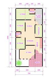 Contoh gambar denah rumah sederhana 1 lantai 4. Model Pondasi Rumah 3 Kamar
