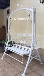 Swingchair Iron Furniture Wrought Iron Decor Metal Outdoor Furniture