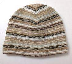 Soft Old Navy Beanie Tan Brown White Winter Knit Fleece Lined Men Women Striped Oldnavy Beanie Scarves Winter Knitted Hats Winter Knits