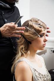 For long hair, gather strands into a low ponytail, twist into a faux bob and pin up. Anyone Can Diy These Glamorous Gatsby Inspired Finger Waves Gatsby Hair Finger Wave Hair Medium Hair Styles