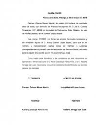 Aquí encontrará la carta de poder simple que necesita para imprimir en pdf o descargar en el formato que guste como word, doc etc. Carta Poder Ejemplos