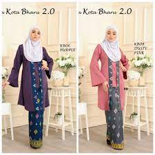 Intip aja 30 inspirasi kebaya. Size Xxl Sale Baju Kurung Kebaya Nyonya Kebaya Tradisional Songket Pink Shopee Malaysia