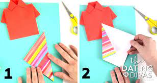 The solid together with a pattern gives it a fun, realistic look. How To Origami Instructions Origami Shirt And Tie The Dating Divas