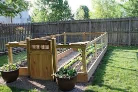 The fence was constructed in such a way that a small garden can still be seen from the bottom half of the fence. 15 Garden Fencing Ideas For Your Gardening Fence Project