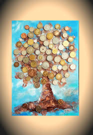 Feng shui experts say that bedroom design that has open beams will not only suppress the possibility of improving the financial situation, but adversely affect the health. Original Artwork Money Tree Modern Art Canvas Wall Art Money Etsy Modern Canvas Art Fine Art Painting Canvas Wall Art