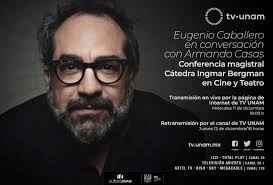 Eugenio Caballero en conversación con Armando Casas