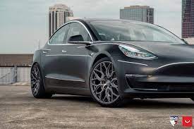 tesla model 3 hybrid forged hf 2 copyright vossen wheels 2018 1011 chevelle car car wheels custom wheels trucks