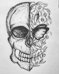 Sketch Drawing Beautiful Art Art Art Sketches Drawings Skull Drawing Sketches Skull Art Drawing Art Sketches