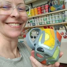 Bold and Beautiful handbuilt porcelain by Lori Elling