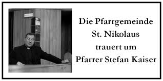 In 1906, sommerfeld received an appointment at munich, bavaria, and took debye with him as his assistant. Trauer Um Pfarrer Stefan Kaiser Bistum Aachen