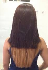 A very unconventional ombre hair technique, where we have an interesting transfer from dark colors to this ombre hairstyle is a really special one, covered in mystery and sensuality. Typical White Girl On Twitter Girls At My School With Ombre Hair Http T Co Iyetmkexw0
