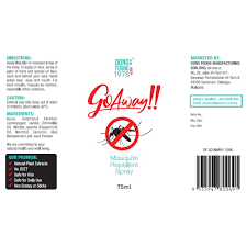 J foong technologies sdn bhd. Goaway Mosquito Repellent Spray Dong Foong 1978 No Deet Non Greasy Non Sticky Natural Shopee Malaysia