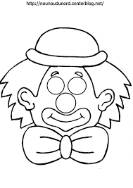 Coloriage enfants > coloriages fetes > coloriage cirque. Masque Clown A Imprimer Creative Wall Art Puppets For Kids Mardi Gras Crafts