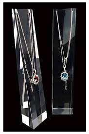 Check out our unique handmade statement jewelry collection. Svea Display Unique Design Modern Concept Clear Acrylic Necklace Jewelry Display Stands Premium Grade Material Trade Show Store Gallery Photo Props Exhibition Set Of 2pcs Buy Online In Guernsey At Guernsey Desertcart Com Productid