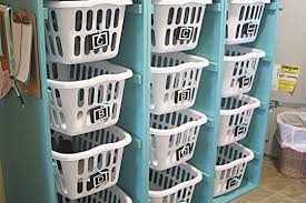 Yooo, who knew laundry hampers could be so cute?! Laundry Room Organization Ideas Laundry Basket