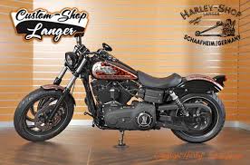 Harley davidson dyna super glide со страхового аукциона. Street Bob Umbau Race Bob Custombike Custom Shop Von Harley Shop Langer