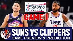 Links will appear around 30 mins prior to game start. Suns Vs Clippers Game 1 Nba Western Conference Finals 2020 2021 Game Prediction Youtube