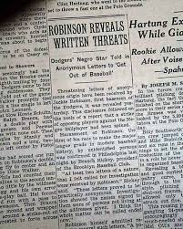 Jackie robinson died of heart problems and complications from diabetes on october 24, 1972. Jackie Robinson Meet Mythamerica