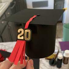 Download Free Graduation Cap Cake Topper Svg Dxf Png Files Crafting With Brenna