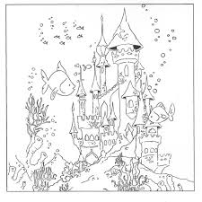 40+ underwater scene coloring pages for printing and coloring. Underwater Scene Coloring Pages