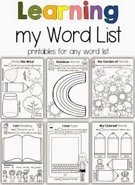 Word Work Word Work Clever Classroom Word Work Printables