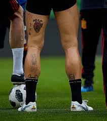 Pin By Sanito On Stick N Poke Soccer Tattoos Calf Tattoo Men Sergio Ramos