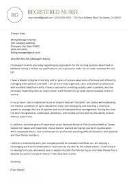 13 Sample Of Job Application Letter And Resume Cover Letter For Resume Cover Letter Example Templates Nursing Cover Letter