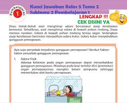 Lengkap Kunci Jawaban Kelas 5 Tema 2 Subtema 2 Pembelajaran 1 Kunci Jawaban Tematik Lengkap Terbaru Simplenews