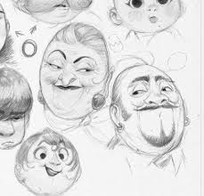 Exercise List With Round Heads By Blad Moran Illustration Character Design Character Design Animation Character Drawing